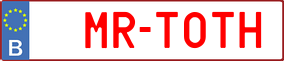 Truck License Plate